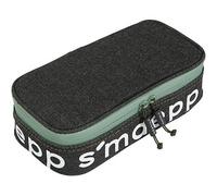 BRUNNEN Schlampermäppchen s'maepp XL „Urban Classic“ | 1 Klappe(n), grün/dunkelgrau