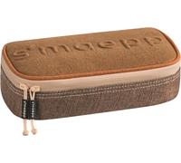BRUNNEN Schlampermäppchen s'maepp XL „Felt“ | 1 Klappe(n), braun