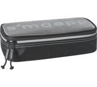 BRUNNEN Schlampermäppchen s'maepp XL „Hardwired“ | 1 Klappe(n), schwarz/silber