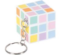BRUNNEN Schlüsselanhänger „Würfel“ | mehrfarbig, pastell