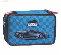 Brunnen Schülerer-Etui 3 Reissverschlüsse Supercar2