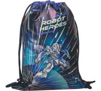 BRUNNEN Sportbeutel Robot Heroes | dunkelblau/lila