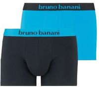 Bruno Banani 2P Flowing Shorts Schwarz/Blau Baumwolle Small Herren