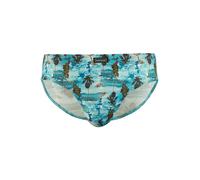 bruno banani Badeslip Herren Mikrofaser blau Mit Prints, XL