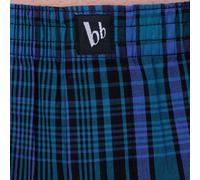 Bruno Banani - Bruno Banani, Webboxer, Boxershort, 2 Pack, Karo, petrol/schwarz/enzian karo, 100% Baumwolle, erhältlich bei Mode Schönleitner in Gm...