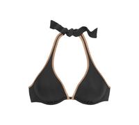 BRUNO BANANI Bügel-Bikini-Top Damen schwarz Gr.42 Cup D