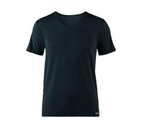 bruno banani Herren V-Shirt Check Line 2.0 Unterhemd, Schwarz (Schwarz Karo 125), Large (Herstellergröße: L)