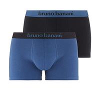 bruno banani - Flowing Herren Retro Shorts - 2er Pack, Hoher, Elastischer Bund, Zweifarbig mit Markenschriftzug