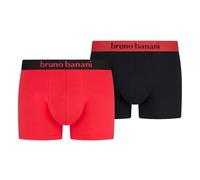 bruno banani - Flowing Herren Retro Shorts - 2er Pack, Hoher, Elastischer Bund, Zweifarbig mit Markenschriftzug