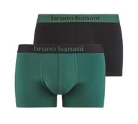 bruno banani - Flowing - Retro Short/Pant - 2er Pack (XL Moosgrün/Schwarz)