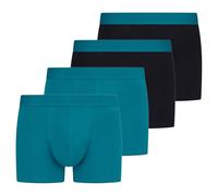 bruno banani - Flowing - Retro Short/Pant - 4er Pack (L Schwarz/Petrol)