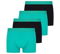 bruno banani - Flowing - Retro Short/Pant - 4er Pack (L Türkis/schwarz)