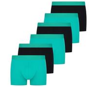 bruno banani - Flowing - Retro Short/Pant - 6er Pack (XL Türkis/schwarz)
