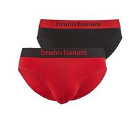 bruno banani - Flowing - Sportslip/Unterhose - 2er Pack (XXL Rosenrot/Schwarz)