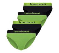 bruno banani - Flowing - Sportslip/Unterhose - 4er Pack (M Grün/Schwarz)