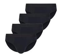 bruno banani - Flowing - Sportslip/Unterhose - 4er Pack (M Schwarz)