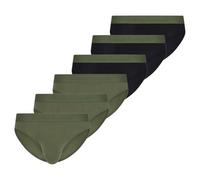bruno banani - Flowing - Sportslip/Unterhose - 6er Pack (XL Schwarz/grün)