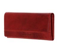 Geldbörse BRUNO BANANI, rot, Leder, unifarben, leicht glänzend, casual, Kleinlederwaren, echt Leder (37835643-0) rot
