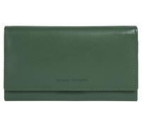 bruno banani große Geldbörse im Querformat Echt Leder Damen RFID-Schutz, Kompaktes Design, Funktional, Clever konzipiert grün 021829