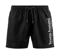 bruno banani Herren Badehose Badeshort Board Life, Farbe:Schwarz, Wäschegröße:2XL, Artikel:-4636 schwarz/weiß bb Print