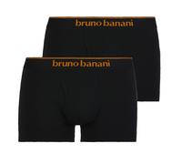 Bruno Banani Herren Boxershorts, 2er Pack - Quick Access, Unterhose, einfarbig, Baumwolle Schwarz S