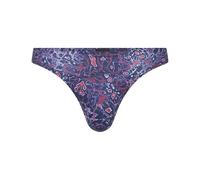 Bruno Banani Herren Microscope String, Schwarz/Bordeaux/Hellblau Print, XXL EU