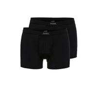 Bruno Banani Herren Pant 2 Pack Short Simply Micro, Einfarbig, Gr. XX-Large (Herstellergröße: 8), Schwarz (schwarz 7)