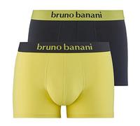 Bruno Banani Herren Short 2Pack Flowing Unterwäsche, tannengrün//Graumelange, XXL