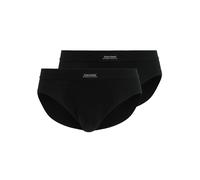 Bruno Banani Herren Slips, 2er Pack - Sportslips, Simply Cotton, Stretch Schwarz S