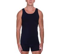 bruno banani Herren Sportshirt Infinity Unterhemd, Blau (Dunkelblau 090), Small (Herstellergröße: S)