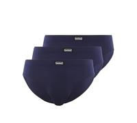 bruno banani Herren Sportslips Soft Micro - 3er Set - Bequeme Herren Strings - Atmungsaktive Mikrofaser - Hohe Bewegungsfreiheit Marine, M