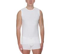 Bruno Banani Herren Tanktop Check Line 2.0 Mikrofaser Weiß Karo 1612 XL