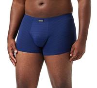 bruno banani Hipshort Check Line 2.0 Gr. L - Karomuster Marine - Elastische Herren Boxershorts Eng Anliegend - Mikrofaser Unterhose - Ideale Passform