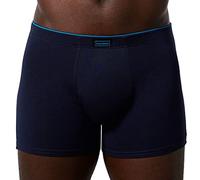 Boxershorts BRUNO BANANI "Short Infinity" Gr. L, 1 St., blau (dunkelblau) Herren Unterhosen Boxershorts Eng anliegend (82621323-L)