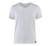 bruno banani Infinity V-Neck Shirt 3er Pack weiß M