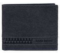 Geldbörse BRUNO BANANI, Damen, blau, Leder, unifarben, Kleinlederwaren, echt Leder (81994213-0) blau