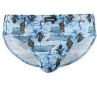 Bruno Banani Long Beach Sportslip Blau Muster Polyester Large Herren