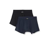 bruno banani - Micro Simply - Short - 2er Pack (M Blaugrau/Schwarz)