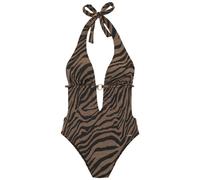 BRUNO BANANI Monokini Damen schwarz-gold Gr.38 Cup C/D