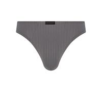 Bruno Banani String New Antistress 2er-Pack Damen Feinripp 90% Polyamid 10% Elasthan Anthrazit XXL