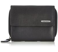 Bruno Banani Reißverschluß-Damenbörse W 320.1243 Damen Geldbörsen 12x10x3 cm (B x H x T), Schwarz (schwarz)