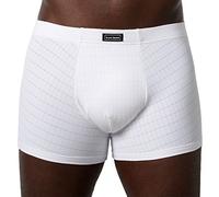 bruno banani Herren Boxershorts - Short Check Line 2.0, weiß, L Weiß