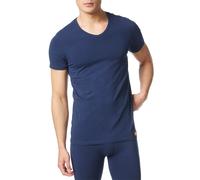 bruno banani T-Shirt Herren V-Ausschnitt Baumwolle blau, 5 (M)