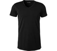 Bruno Banani Herren V-Shirt Infinity Unterhemd, Schwarz (Schwarz 007), Large (Herstellergröße: L)