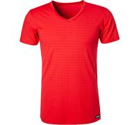 Bruno Banani Herren V-Shirt Check Line 2.0 Unterhemd, Rot (Rot Karo 1070), X-Large (Herstellergröße: XL)