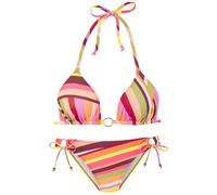 BRUNO BANANI Triangel-Bikini Damen orange bedruckt Gr.34 Cup A/B