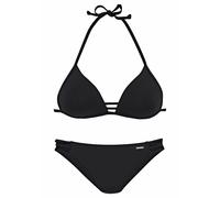 BRUNO BANANI Damen Triangel-Bikini schwarz, Größe 38, 4312683 Schwarz M