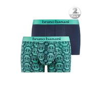 bruno banani Trunks Herren Baumwolle blau Geprintet, 4 (S)