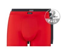 bruno banani - Micro Simply - Short - 2er Pack (S Rot/Schwarz)