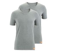 Bruno Banani Warm Up V-Shirt Grau Baumwolle X-Large Herren
